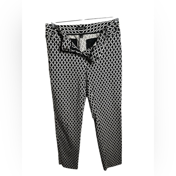 George Geometric Ankle Pants Size 6 - Picture 2 of 5